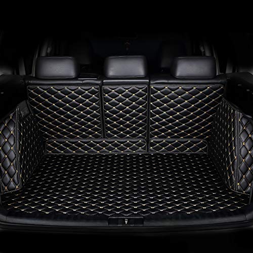 QOHFLD Spezielle Kofferraummatten wasserdichte Kofferraumteppiche,für Mercedes Benz ML 350 W166 2015-2012  Auto wasserdichte Antirutschmatte