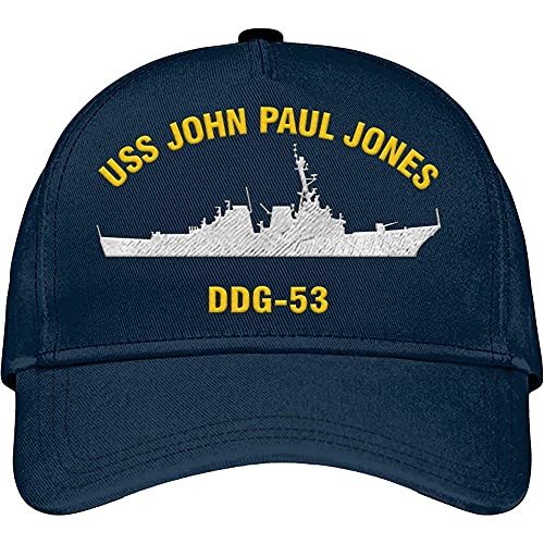 456 Hut John Paul Jones DDG 53 Schiffsmuster Navy Sonnenmütze Für Running Mode Sport Mütze Casual Sport Pferdeschwanz Kappe Herren