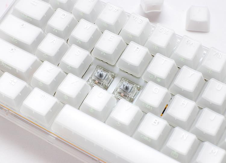 Ducky One 3 Aura White TKL Gaming Tastatur, RGB LED - MX-Silent-Red (DKON2187ST-SDEPDAWWWWC1)