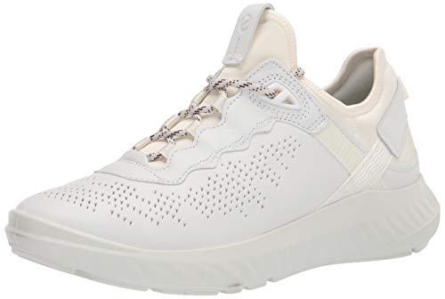 ECCO Damen ST.1LITEW Sneaker, Weiß White 50874, 38 EU