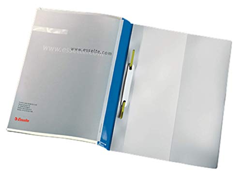 ESSELTE 28363 Angebotsdatei - PVC-Nadelordner mit Vorder- und Innentasche - A4-Format - Blau - 1 Einheit