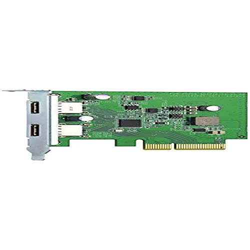 QNAP QXP-10G2U3A - USB 3.2 Gen 2 Erweiterungskarte - bis zu 10Gbps Geschwindigkeit für schnelle Dateiübertragung und Speichererweiterung