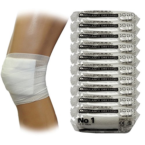 Steroplast Notfall-Erste-Hilfe-, steril, Stück Bandage, 5 Größen, No1–7