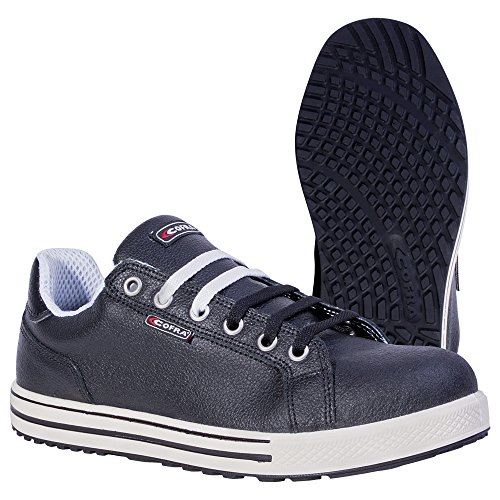 Cofra Sicherheitsschuhe Throw S3 SRC Old Glories im Sneaker-Look, Größe 44, schwarz, 35070-003