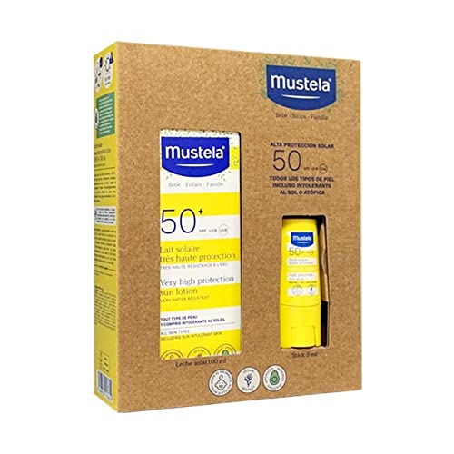 MUSTELA Solar Packung: Solar Milch F50+Stick