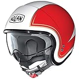 Nolan N21 TRICOLORE Jethelm Motorrad Lexan n-com - Metall weiss Größe XXS