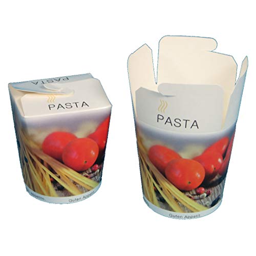 500 Pastaboxen Foodboxen Food to go Box Nudelbox Pasta to go Snackbox Take away Pastabox mit Neutralmotiv 16oz ca.500ml