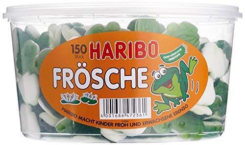 Haribo Frösche,3er Pack (3x 1050g Dose)