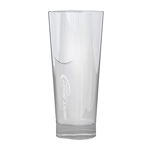 6er Set Best Body Nutriton Wasser-Gläser Trink Glas Trink-Becher aus Glas spülmaschinengeeignet (500 ml)