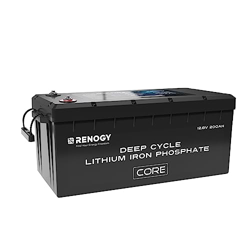 Renogy LiFePo4 12V 100Ah Lithium Smart Batterie BMS 5000 Zyklen