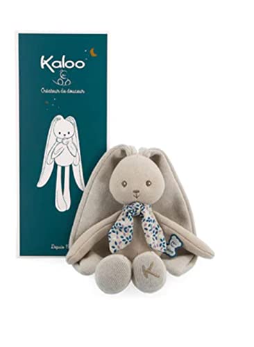 Kaloo - Lapinoo - Pantin Lapin - Baby Plüsch Jersey und Strick - 25 cm - Farbe Beige - Sehr weiches Material - Geschenkbox - Ab Geburt, K972204