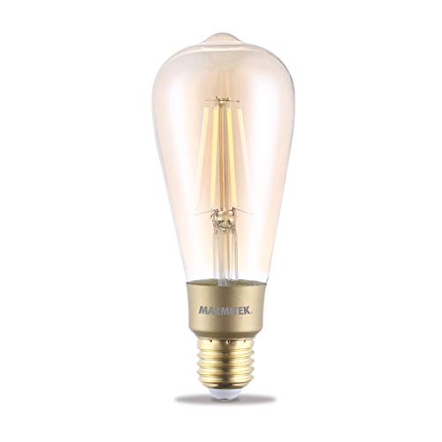 Glow XLI - Marmitek Smart me - Smart WiFi LED Lampe - E27 - 650 lumen - 6 W=40 W – ST64 - LED Glühb