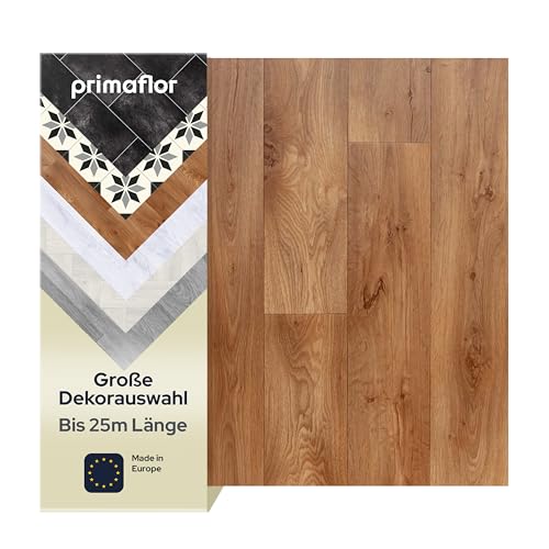 Primaflor PVC Bodenbelag - PVC Boden Meterware - Vinylboden - Vinylbodenbelag - Anti-Rutsch Oberfläche - Turin - Diele Naturholz 1300-2,00m x 1,50m