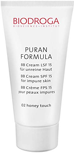 Biodroga - Puran Formula BB Cream Honey Touch – Für unreine Haut - Mit UV-Schutz LSF 15 - 40 ml