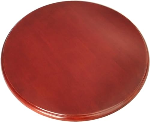 Lazy Susan-Drehteller aus Holz – großer Lazy Susan-Esstisch-Drehteller – runde drehbare Servierplatte, drehbares Tablett aus Massivholz für Esstisch, 23″~47″,A,60cm/23″