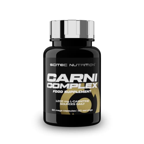 Scitec Nutrition Carni Complex, 1200 mg Megakapseln mit L-Carnitin & Acetyl L-Carnitin, 60 Kapseln