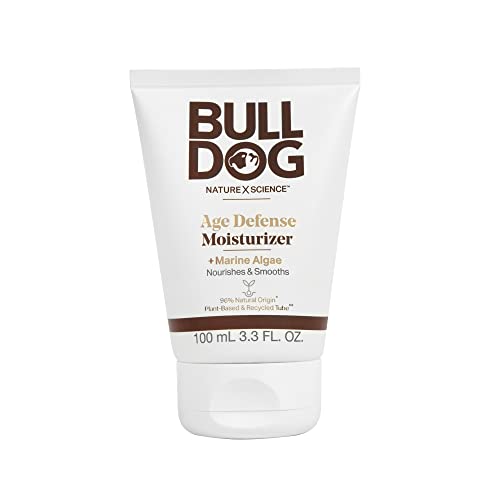 Bulldog Mens Skincare and Grooming Age Defense Moisturizer, 3,3 Ounce