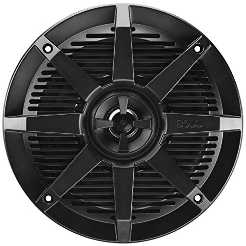 Boss Audio MR62B 6.5" 2-Way 200W Marine Full Range Speaker - Black - Pair