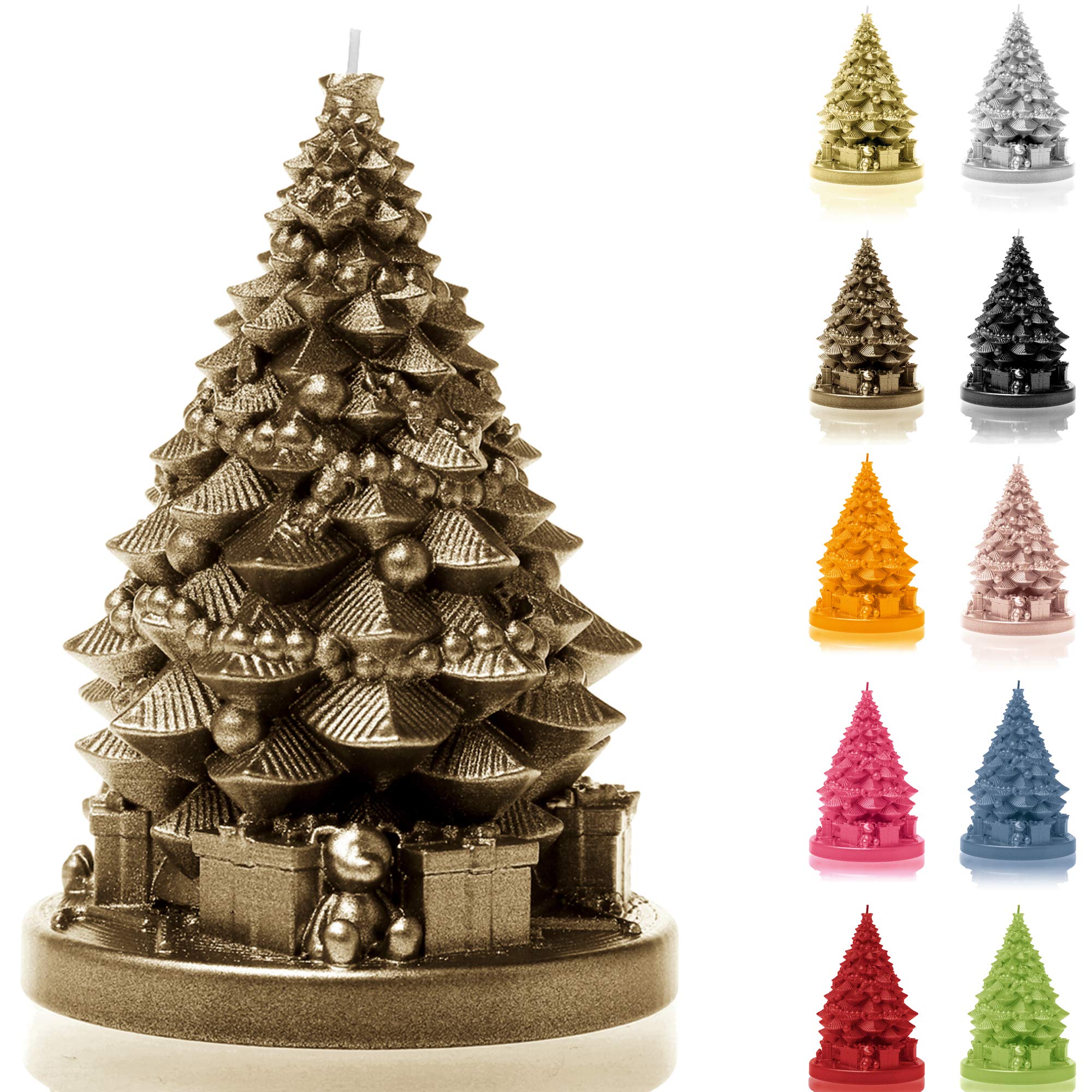 Candellana Christmass Tree with Gifts Kerze - Weihnachten Deko - Weihnachtsartikel - Deko Kerze - Weihnachtliche Kerzen - Weohnachtsgeschenk - Handgemachte Geschenke