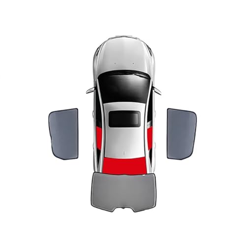 Magnetischer Auto-Sonnenschutz für Nissan Patrol 2020-2022,Auto-4-Seiten-Fenster-Visier,vorderer und Hinterer Windschutzscheiben-Sonnenschutz,3PCS