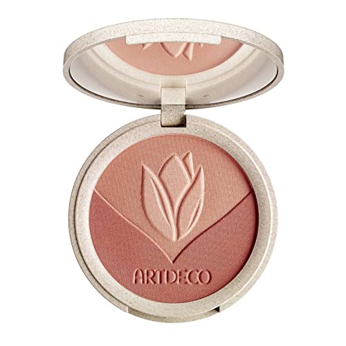 ARTDECO Natural Trio Blush - 3-farbiges nachhaltiges Rouge, für empfindliche Haut geeignet - 1 x 9 gm