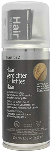 Hairfor2 Haarverdichtungsspray gegen lichtes Haar (100ml) (mittelblond)