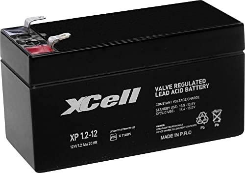 XCell XP1.212 XCEXP1.212 Bleiakku 12V 1.2Ah Blei-Vlies (AGM) (B x H x T) 97 x 52 x 44mm Flachstecker