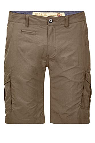 G.I.G.A. DX Herren Bermudas Mendez - Herren Shorts mit seitlichen Taschen - kurze Hose Männer, schlamm, 46