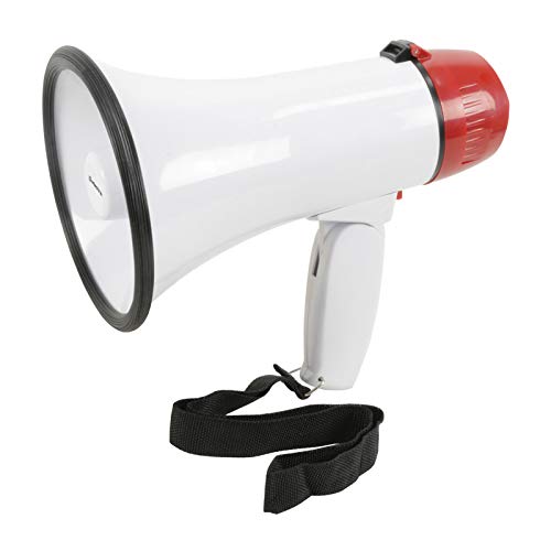 10W Megaphone/Microphone Mit Record & Playback Looper 200m Projection [200 Meter]