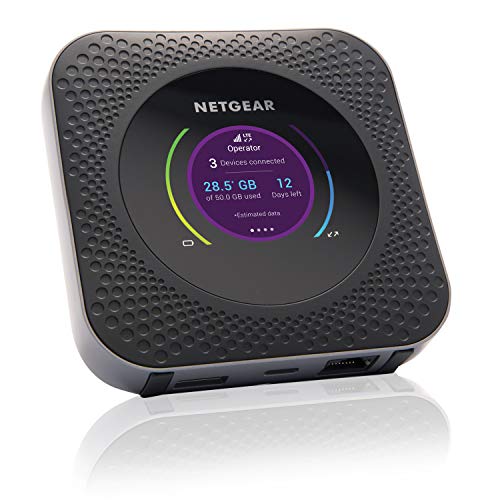 Netgear AirCard Mobiler WLAN Router / 4G LTE Router AC797 (bis zu 400 Mbits/s Download-Geschwindigkeit, Hotspot für bis zu 15 Geräte, WLAN überall einrichten, für jede SIM-Karte freigeschaltet)