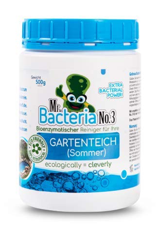 Mr.Bacteria No.3 Bioenzymatischer Reiniger für IhreGARTENTEICH (Sommer) 500g - 1 Stück