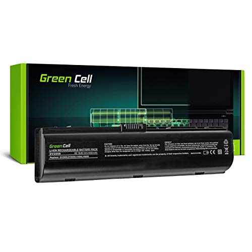 Green Cell Standard Serie HSTNN-DB42/HSTNN-LB42 Laptop Akku für HP Pavilion DV2000 DV6000 DV6500 DV6700 DV6800 DV6900 (6 Zellen 4400mAh 10.8V Schwarz)