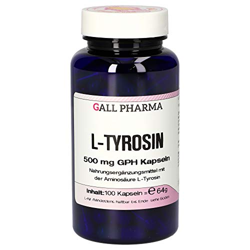 Gall Pharma L-Tyrosin 500 mg GPH Kapseln, 1er Pack (1 x 66 g)