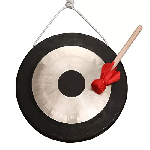 SciAza gong klingel klangschalen percussion instrumente musikinstrument Causeway 20 cm -120 cm Gong Gong Floun, traditionelle Kultur, Hochwasserschutz, reines Kupfer(Color:36cm,Size:)