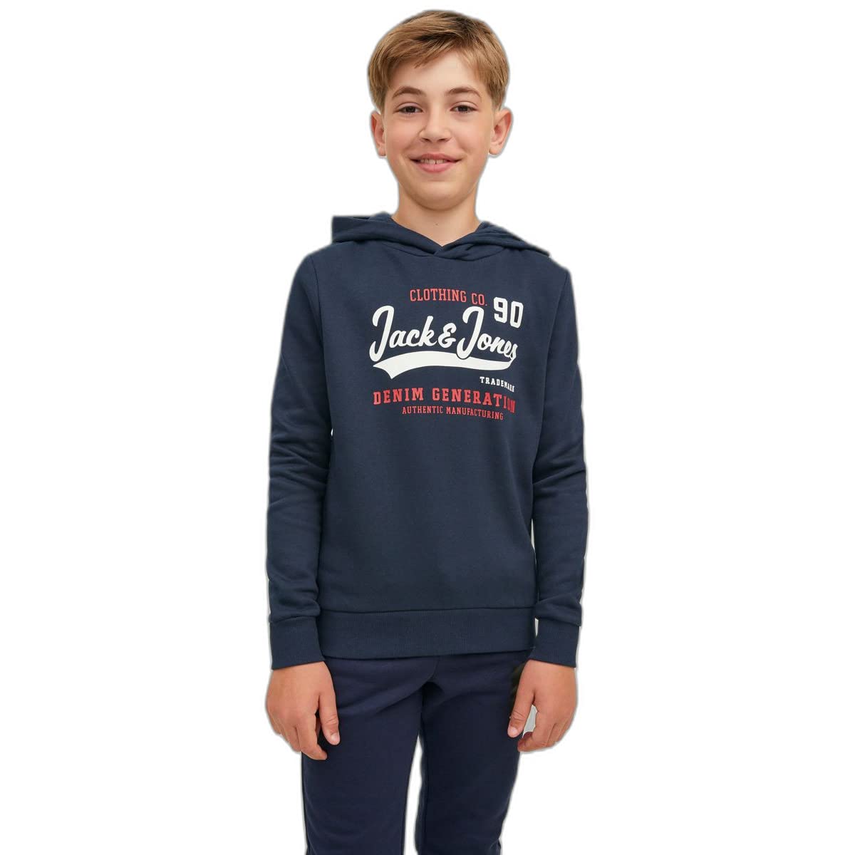 Jack & Jones Essentials Logo Hood 2 Hoodie Kinder - 152