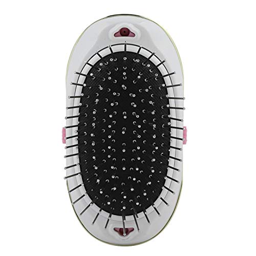 Kopfpflegetool Vibrierender Massagerkamm Negativer Ionenkamm, statische elektrische Haarbürste, Mädchen für Männer Jungen für Frauen(pink)