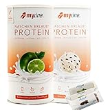 Myline Doppelpack Protein Eiweißshake + 3 Proteinriegel (ButtermilchLimette-Stracciatella)