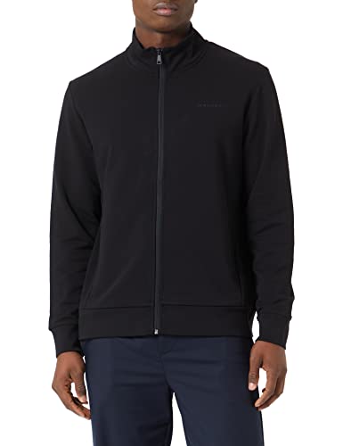 Hackett London Men's Essential FZ Sweatshirt, Black, 3XL