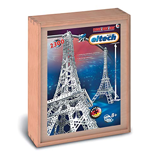 Eitech 00033 Modellbaukästen-Eiffelturm Deluxe Set, 2300-teilig, Multi Color