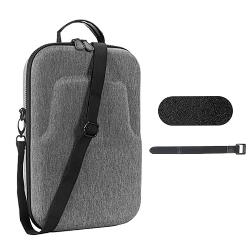 JDXFENG -Reise-Tragetasche, große Platz-Schutztasche mit Schultergurt, Objektiv-Pad-Krawatte, stoßfest, Kratzfest, für 3 Headset -Zubehör