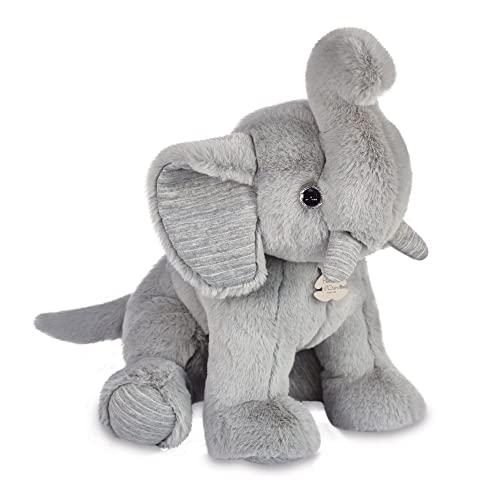 Histoire d'Ours - Plüschtier Elefant – Grau – 45 cm – Preppy Chic – HO3146
