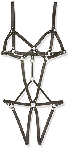 Erotic Fashion Harness, schwarz Leder-S, 1er-Pack (1 x 1 Stück)