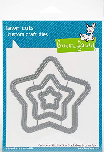 Lawn Fawn, Lawn cuts/Stanzschablone, Outside in Stitched Star stackables