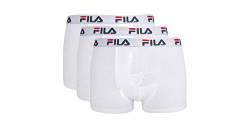 FILA Herren FU5016/3 Man Boxer XL Underwear, 300 Weiß