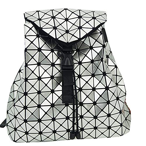Geometrischer Rucksack, holografisch, reflektierend, modischer Rucksack
