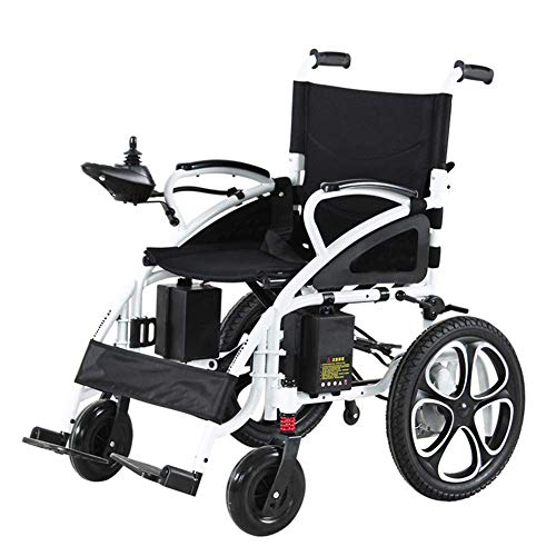 Rollstuhl, zusammenklappbar, zusammenklappbar, leicht, für ältere Menschen, mit Lithiumbatterie