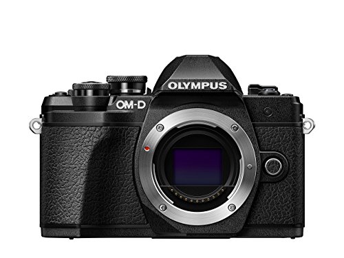 Olympus OM-D E-M10 Mark III Micro Four Thirds Systemkamera, 16 Megapixel, Bildstabilisator, elektronischer Sucher, 4K-Video, schwarz