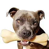 Nylabone Extreme, Kau- und Zahnspielzeug für Hunde, Hundeknochen, für aggressiv / Starke kauende, Hähnchengeschmack, für extra extra große Hunde über 23 kg, Monster-Knochen