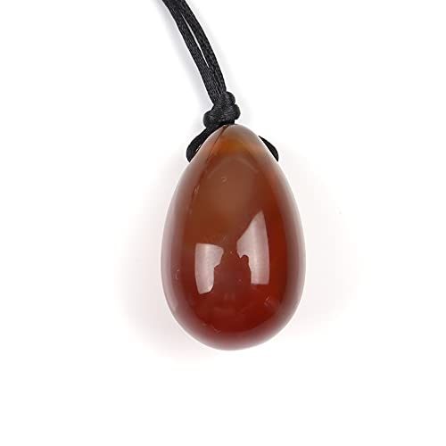 30 X 20 MM Massage Ei Natürliche Kristall Jade Yoni Ball Kegel Übung Werkzeug Beckenboden Muskel Pflege Frauen, schießen YICHENGYIN (Color : Agate)