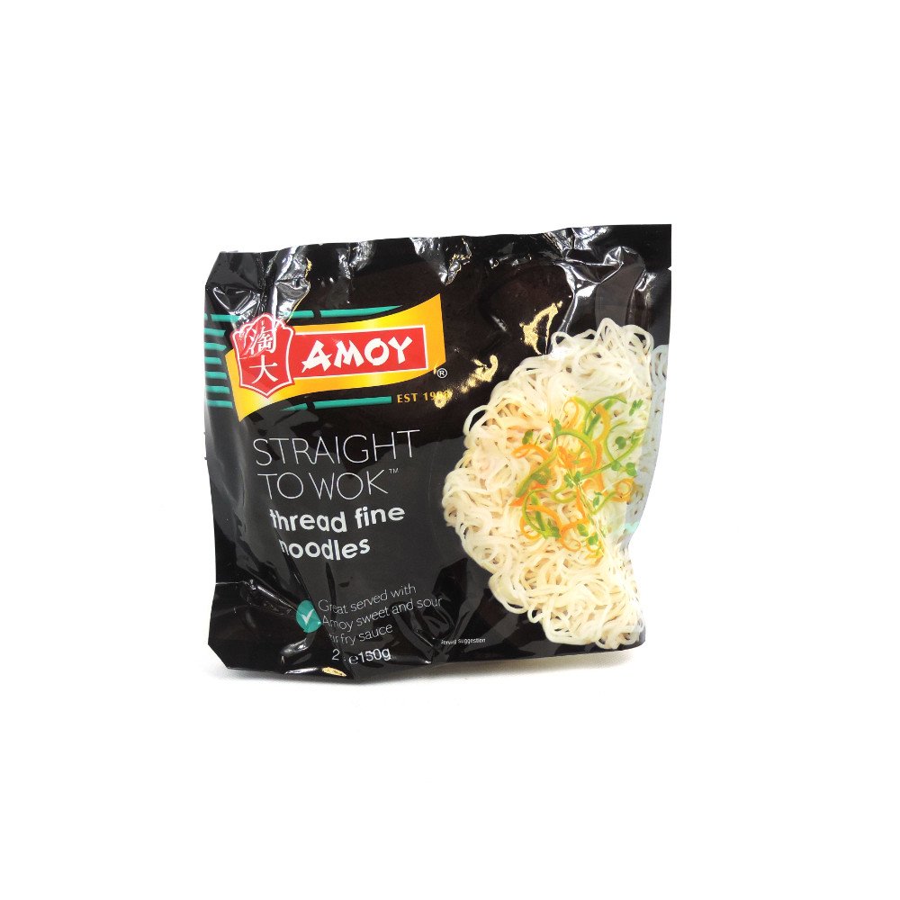 Amoy - Straight to Wok - Thread Fine Noodles - 2 x 150g (Case 6)